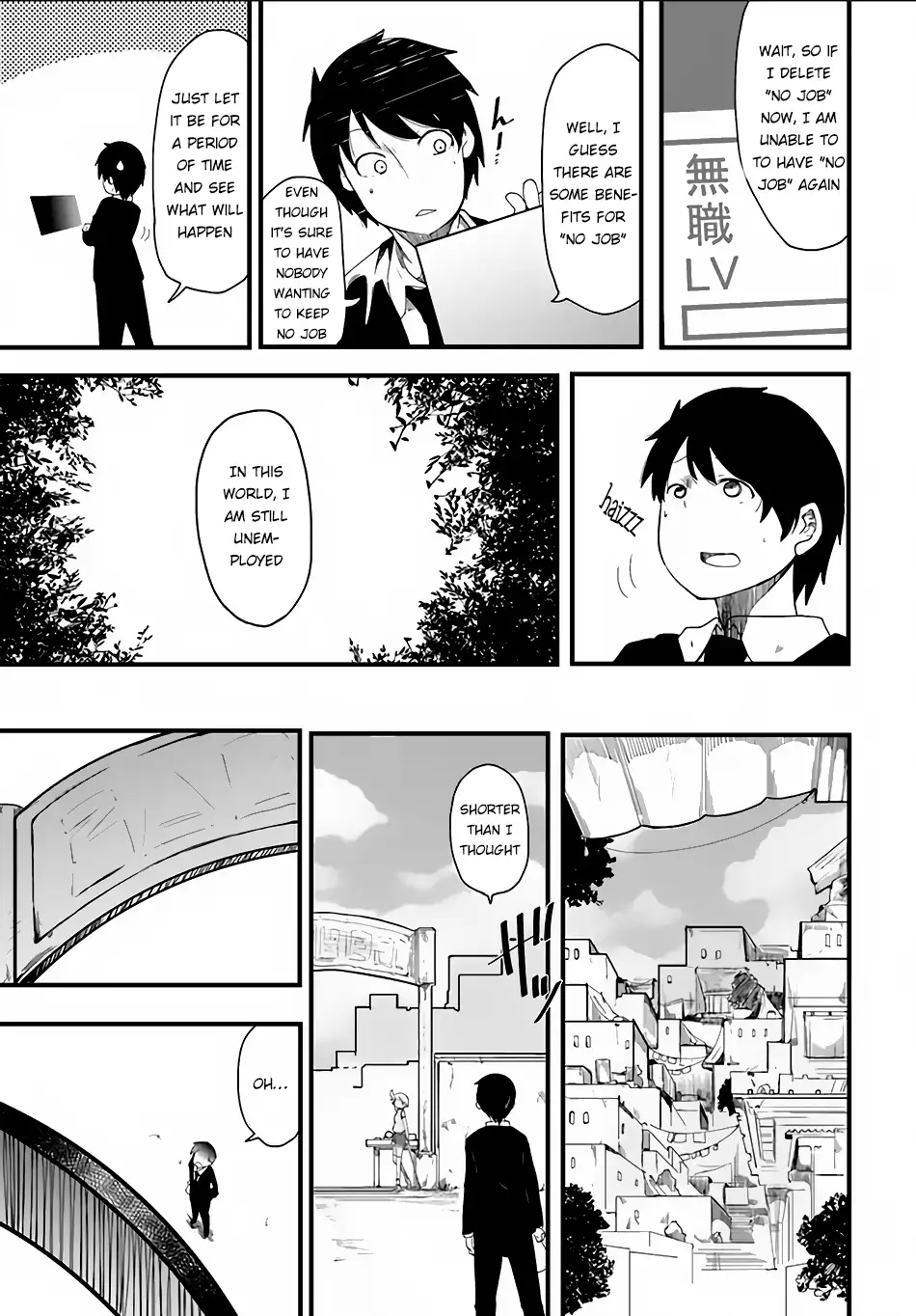 Seichou Cheat de Nandemo Dekiruyou ni Natta ga, Mushoku dake wa Yamerarenai you desu Chapter 1 page 27 - 