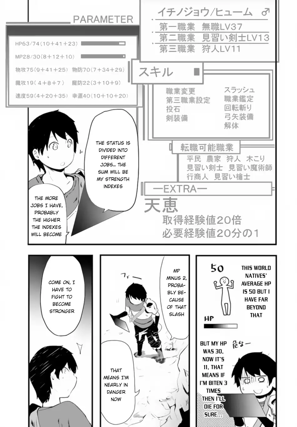 Seichou Cheat de Nandemo Dekiruyou ni Natta ga, Mushoku dake wa Yamerarenai you desu Chapter 2 page 31 - 