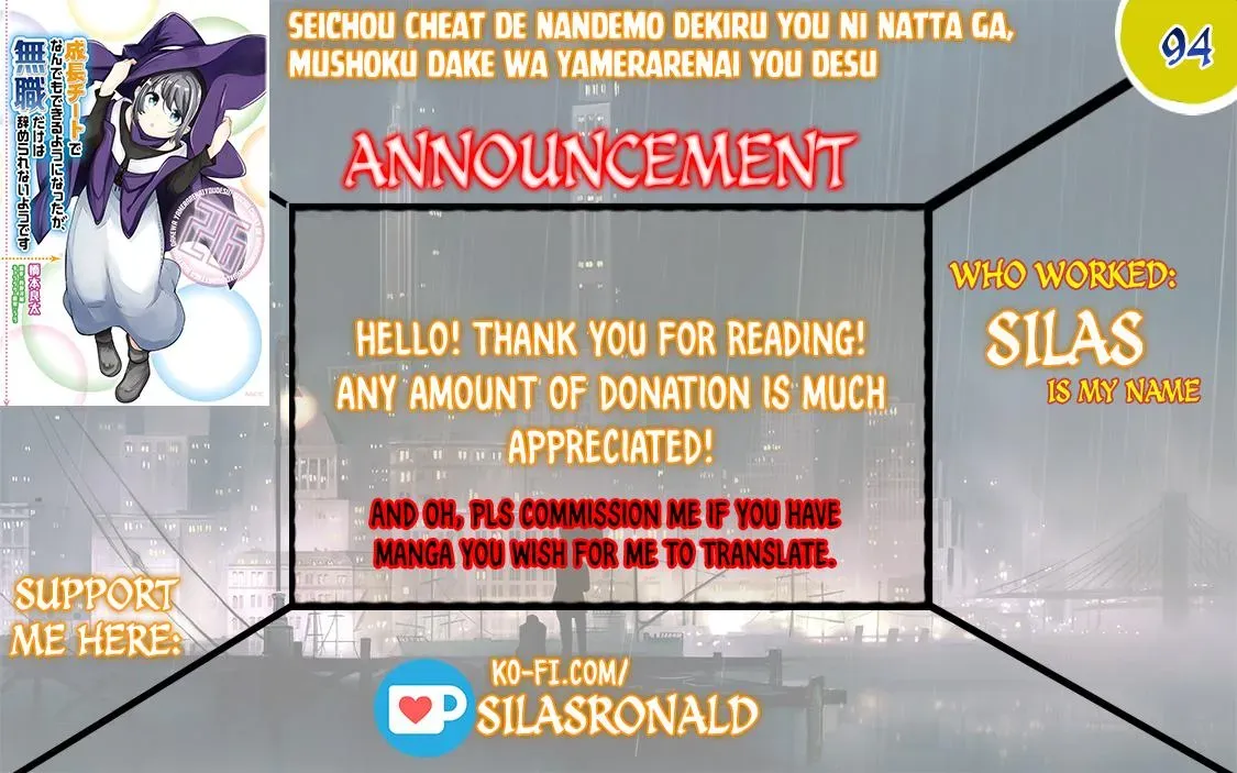 Seichou Cheat de Nandemo Dekiruyou ni Natta ga, Mushoku dake wa Yamerarenai you desu Chapter 94 page 55 - 