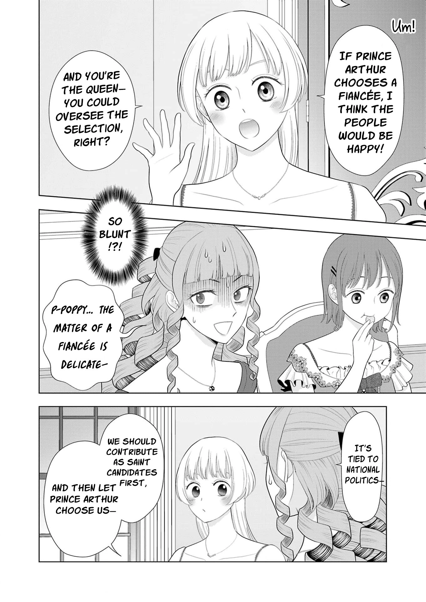 Seijo ni Naritai Wake de wa Arimasen ga Henkyou kara Kita Inaka Musume nanoni Ou Taishi-hi Kouho ni Erabarete Shimaimashita!? Chapter 27 page 19 - 