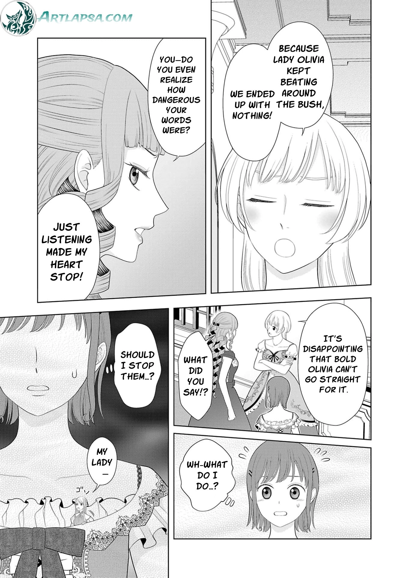 Seijo ni Naritai Wake de wa Arimasen ga Henkyou kara Kita Inaka Musume nanoni Ou Taishi-hi Kouho ni Erabarete Shimaimashita!? Chapter 27 page 26 - 