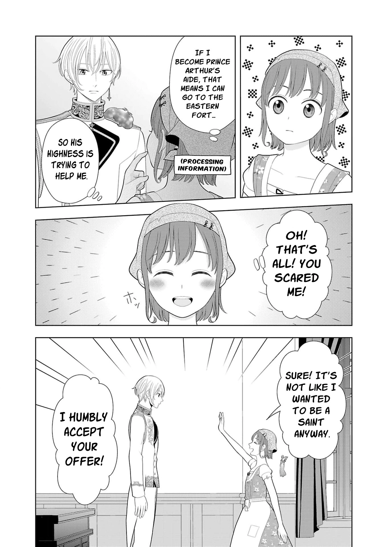 Seijo ni Naritai Wake de wa Arimasen ga Henkyou kara Kita Inaka Musume nanoni Ou Taishi-hi Kouho ni Erabarete Shimaimashita!? Chapter 28 page 33 - 