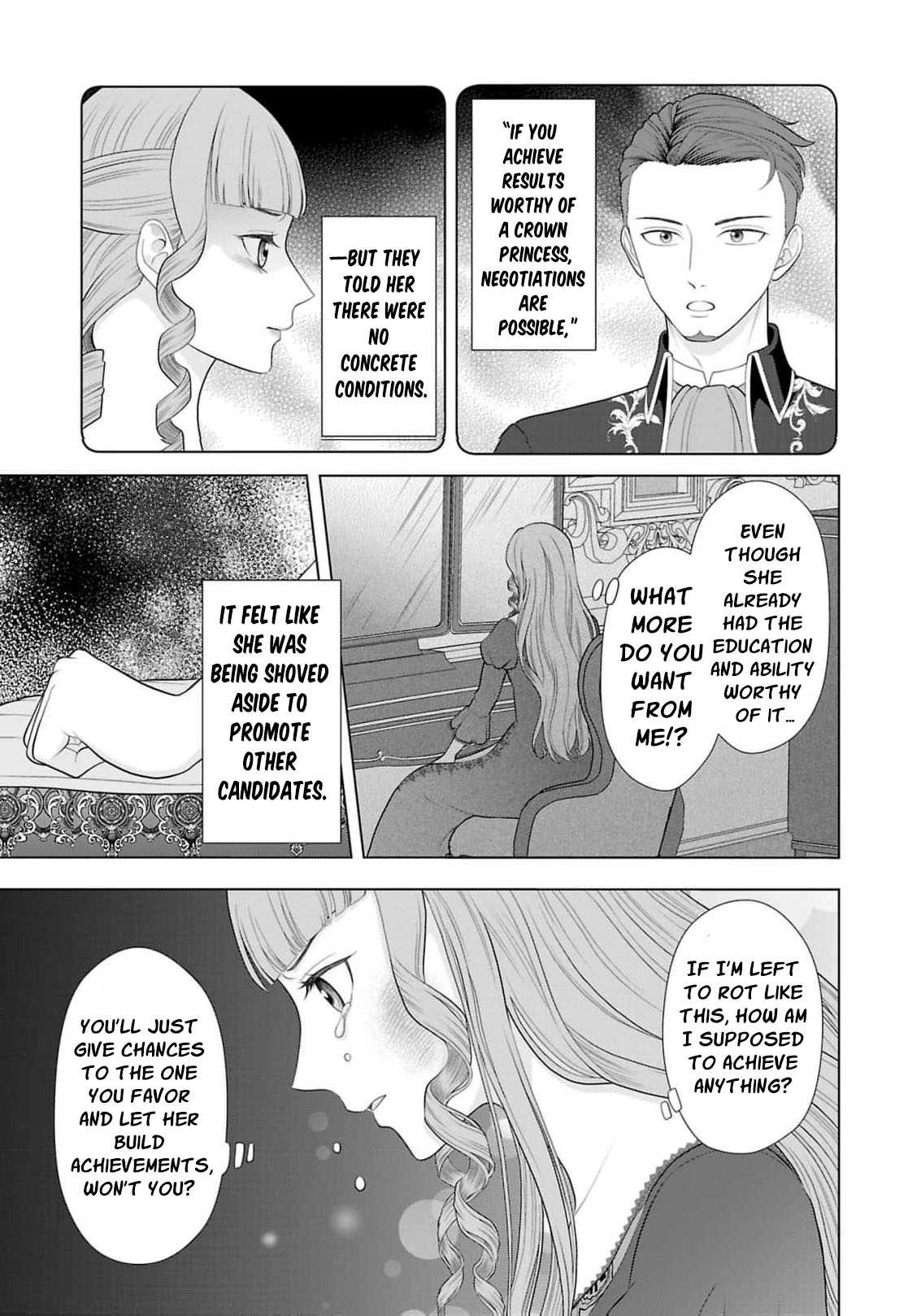 Seijo ni Naritai Wake de wa Arimasen ga Henkyou kara Kita Inaka Musume nanoni Ou Taishi-hi Kouho ni Erabarete Shimaimashita!? Chapter 29 page 28 - 