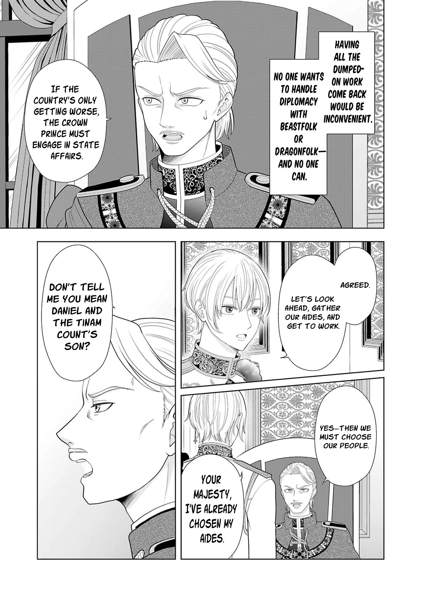 Seijo ni Naritai Wake de wa Arimasen ga Henkyou kara Kita Inaka Musume nanoni Ou Taishi-hi Kouho ni Erabarete Shimaimashita!? Chapter 29 page 8 - 