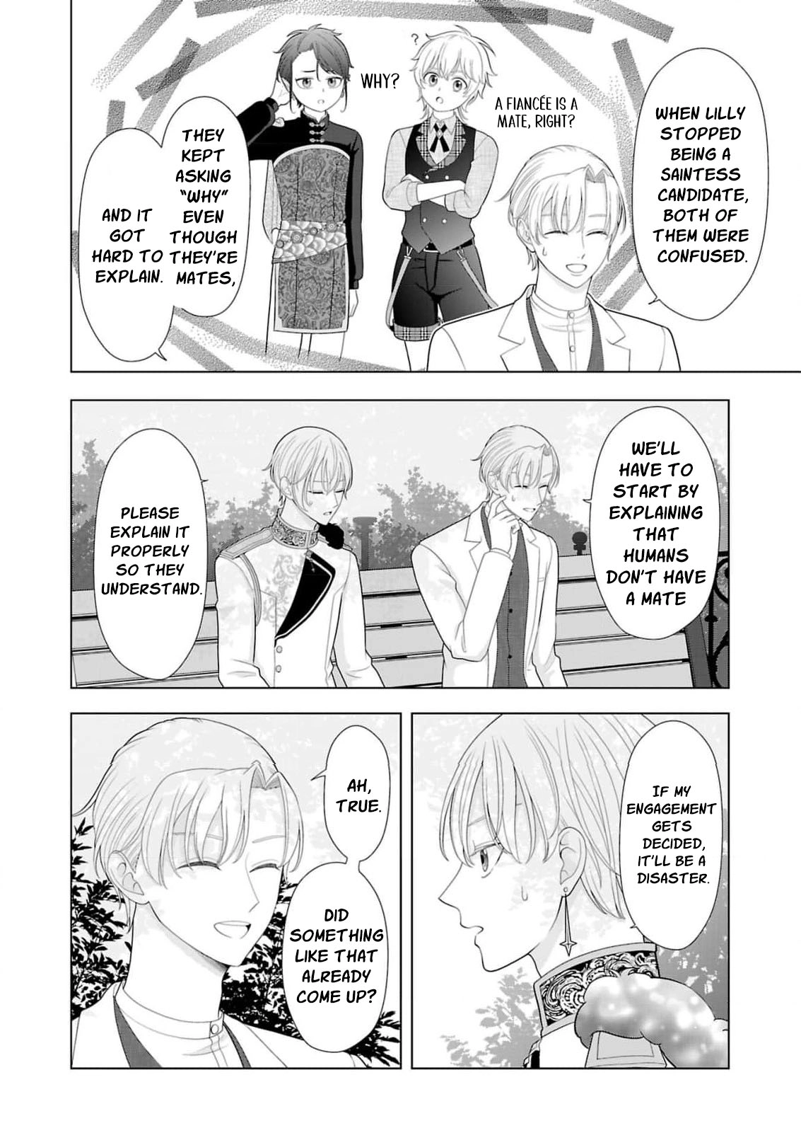 Seijo ni Naritai Wake de wa Arimasen ga Henkyou kara Kita Inaka Musume nanoni Ou Taishi-hi Kouho ni Erabarete Shimaimashita!? Chapter 30 page 27 - 