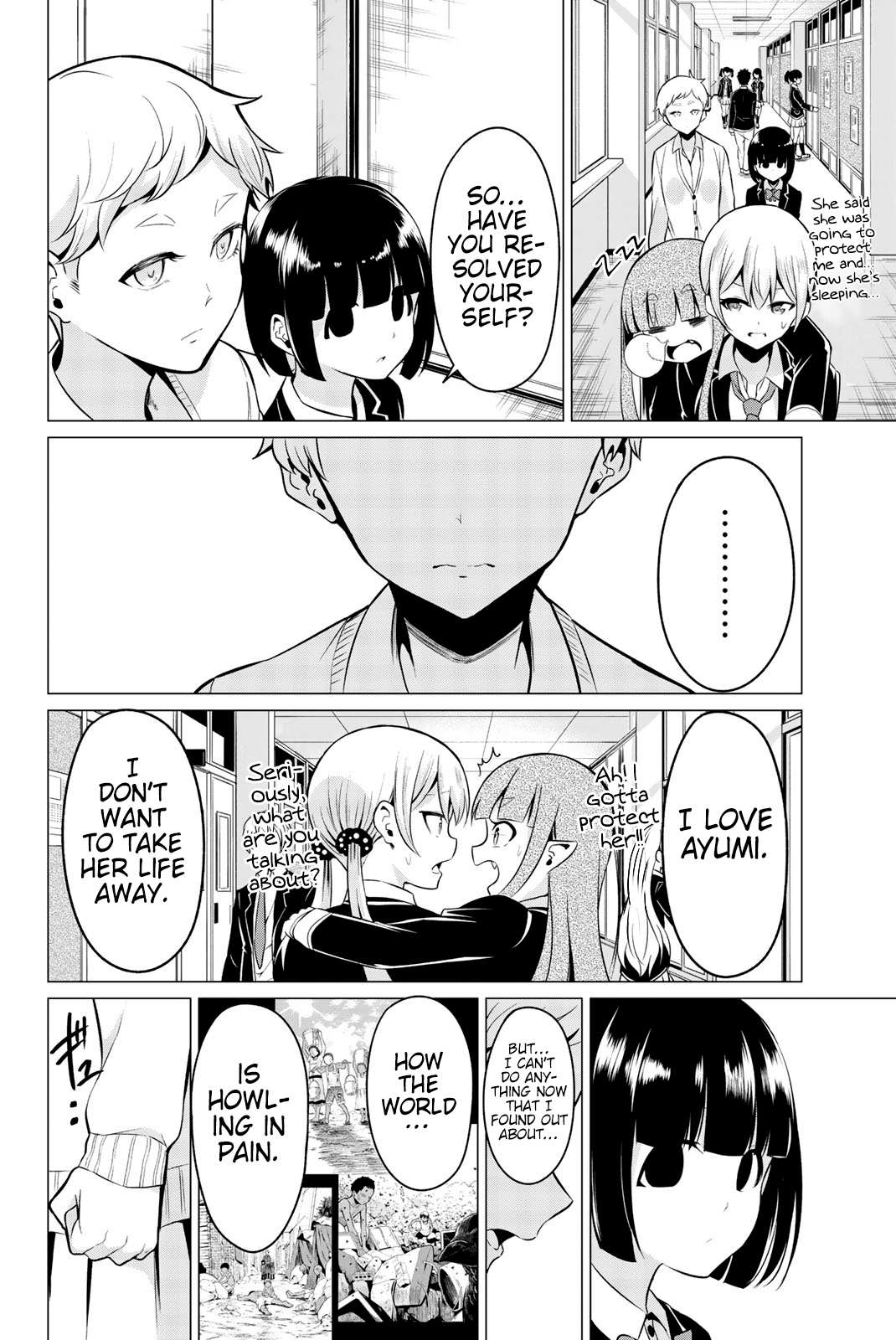 Sekai ka Kanojo ka Erabenai Chapter 33 page 13 - 
