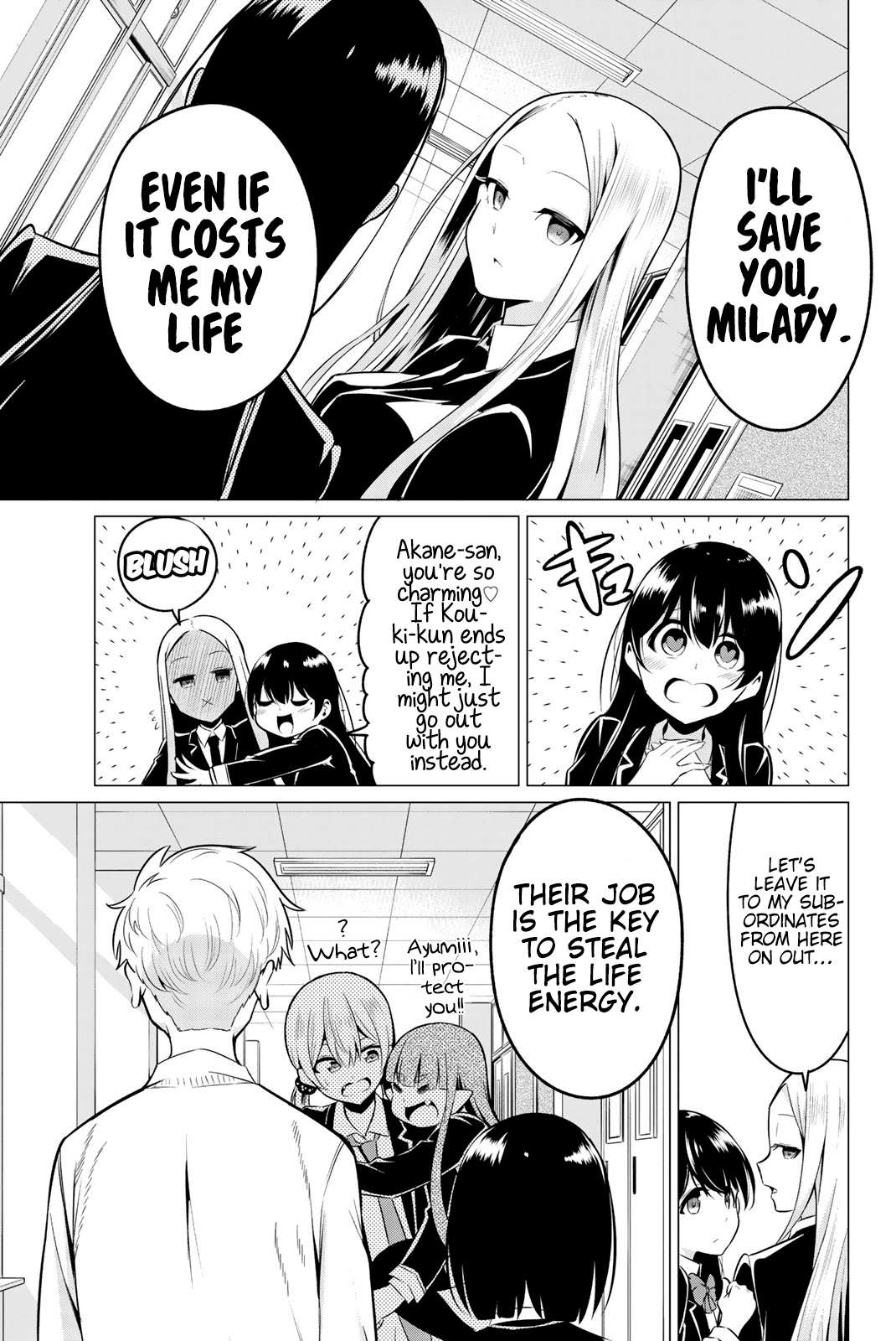 Sekai ka Kanojo ka Erabenai Chapter 33 page 8 - 