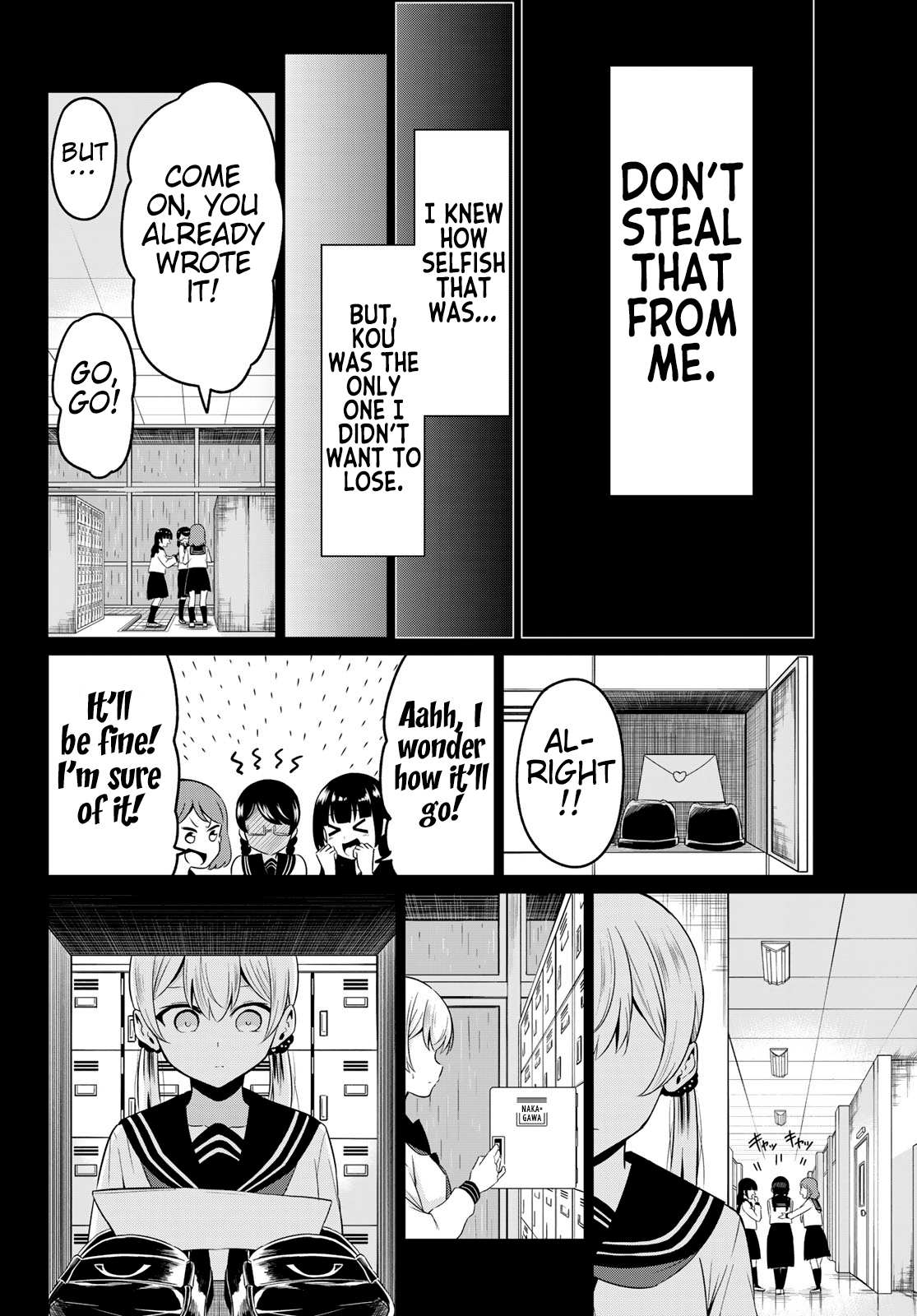 Sekai ka Kanojo ka Erabenai Chapter 35 page 14 - 