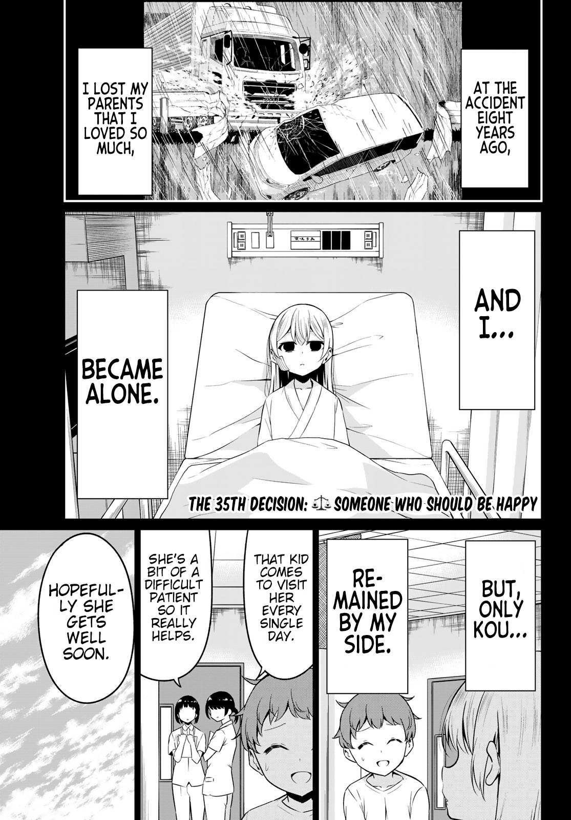 Sekai ka Kanojo ka Erabenai Chapter 35 page 3 - 