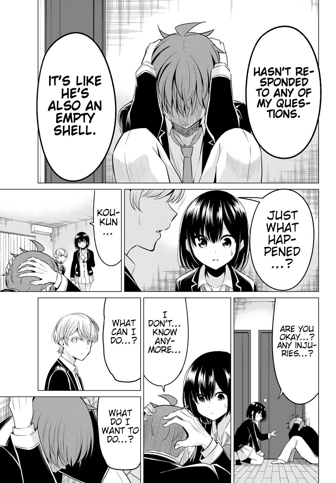 Sekai ka Kanojo ka Erabenai Chapter 36 page 17 - 
