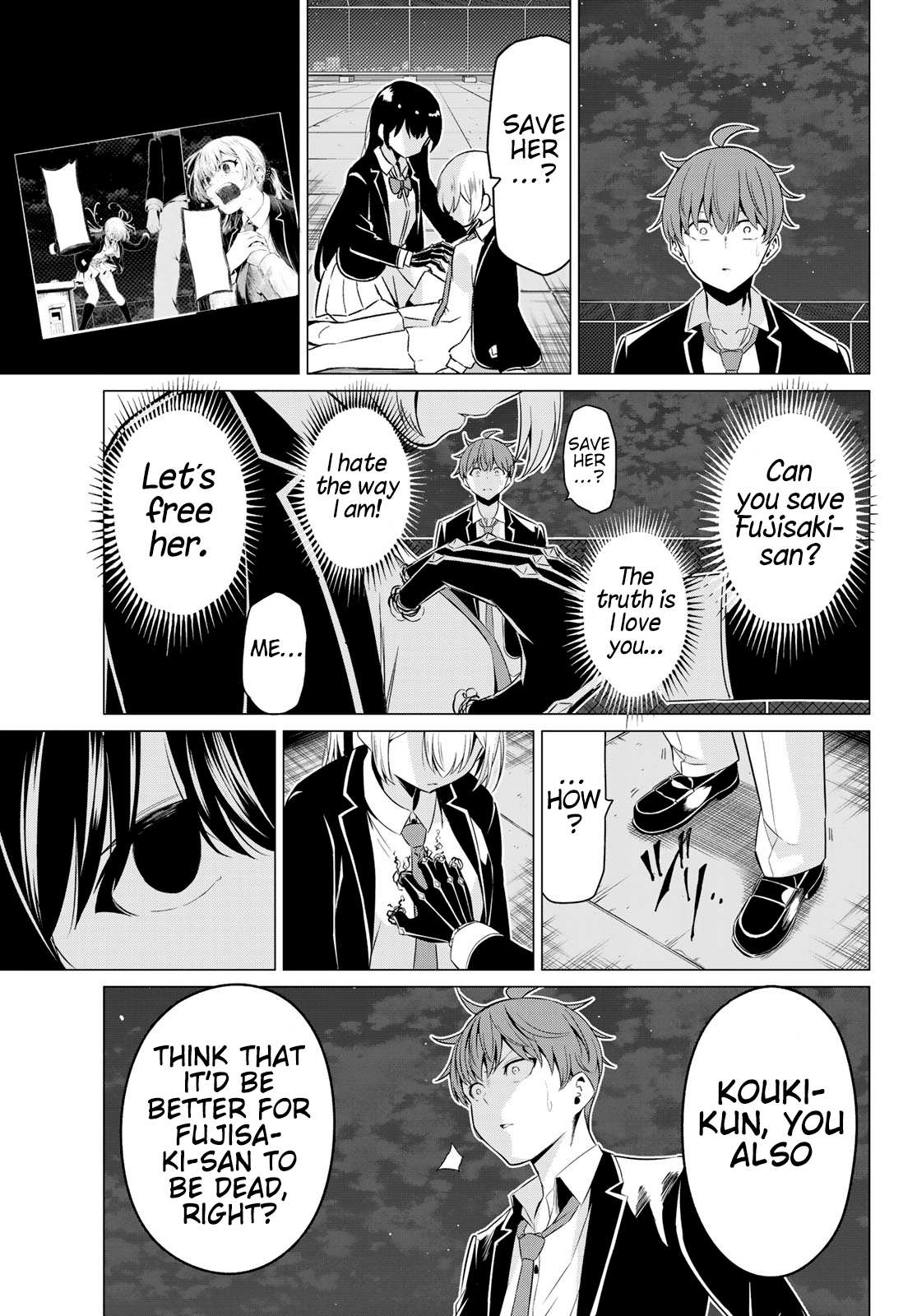 Sekai ka Kanojo ka Erabenai Chapter 36 page 6 - 