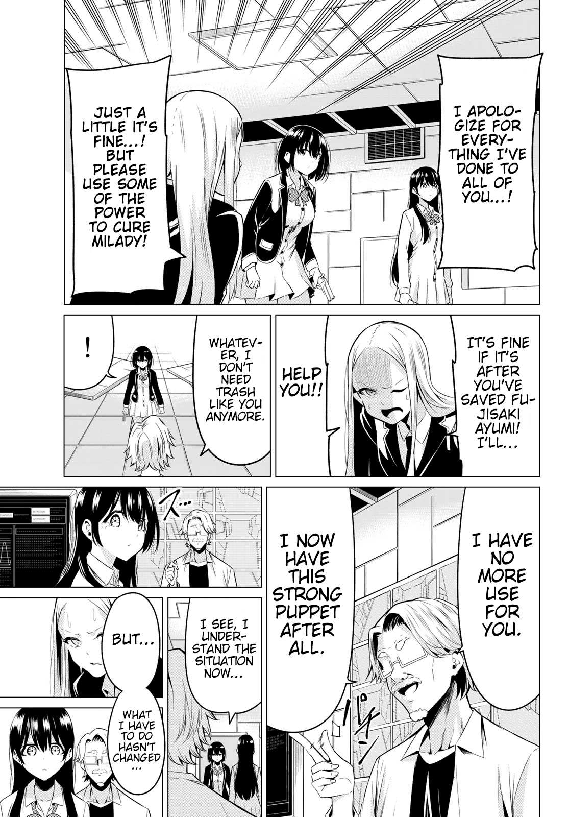 Sekai ka Kanojo ka Erabenai Chapter 37 page 12 - 