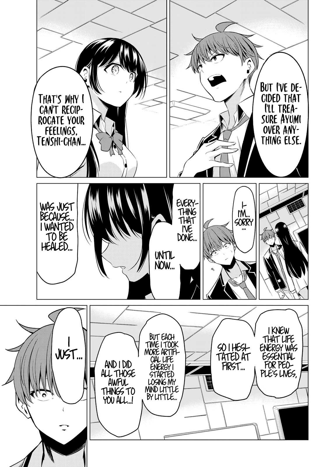 Sekai ka Kanojo ka Erabenai Chapter 38 page 18 - 
