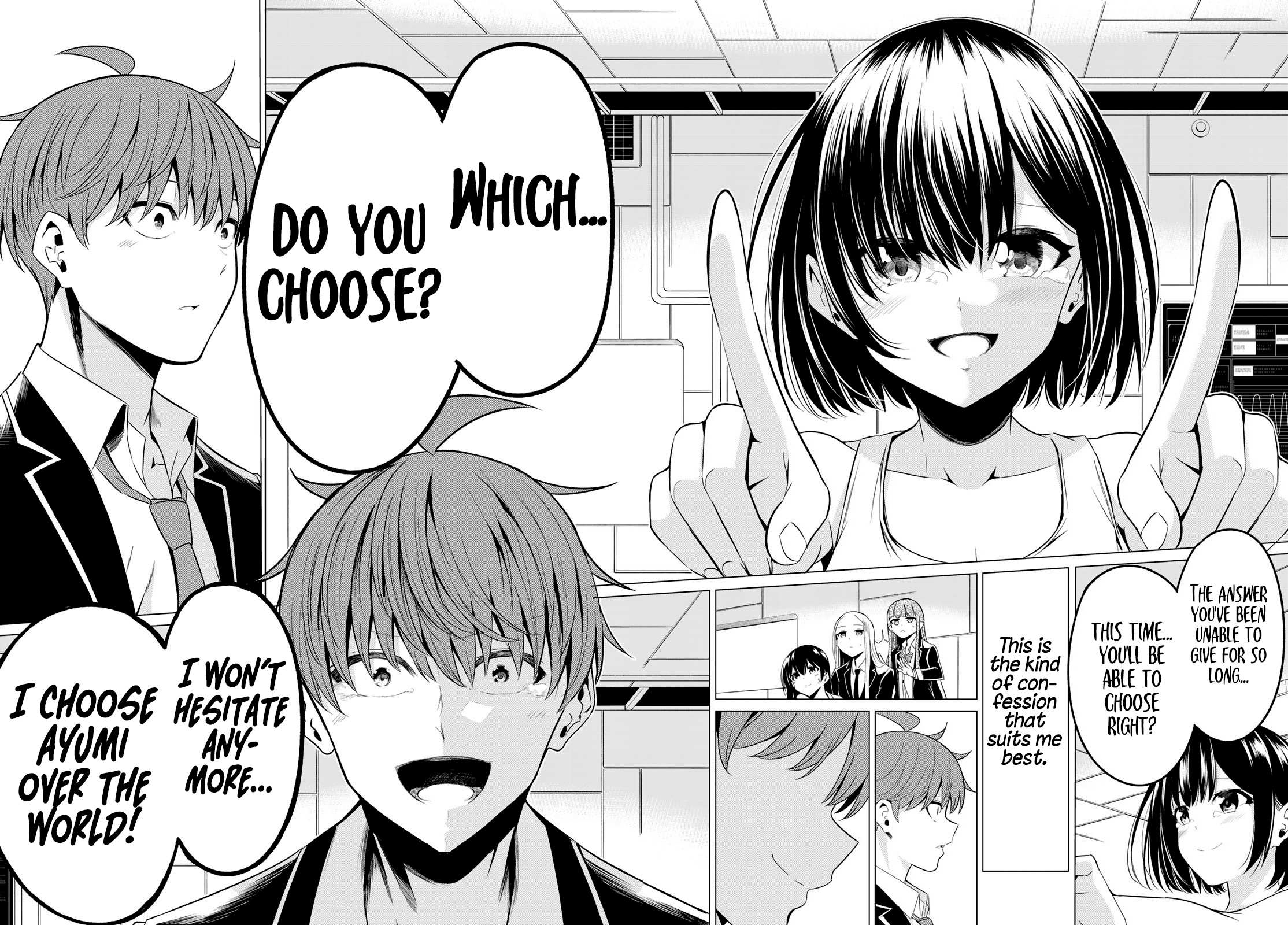 Sekai ka Kanojo ka Erabenai Chapter 38 page 28 - 