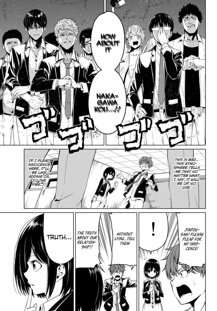 Sekai ka Kanojo ka Erabenai Chapter 4 page 15 - 