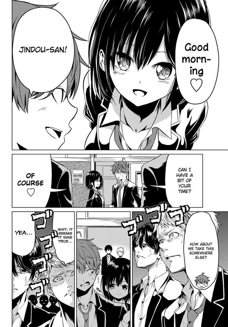 Sekai ka Kanojo ka Erabenai Chapter 4 page 8 - 