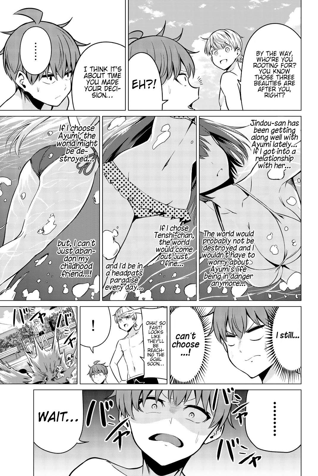 Sekai ka Kanojo ka Erabenai Chapter 40.6 page 13 - 