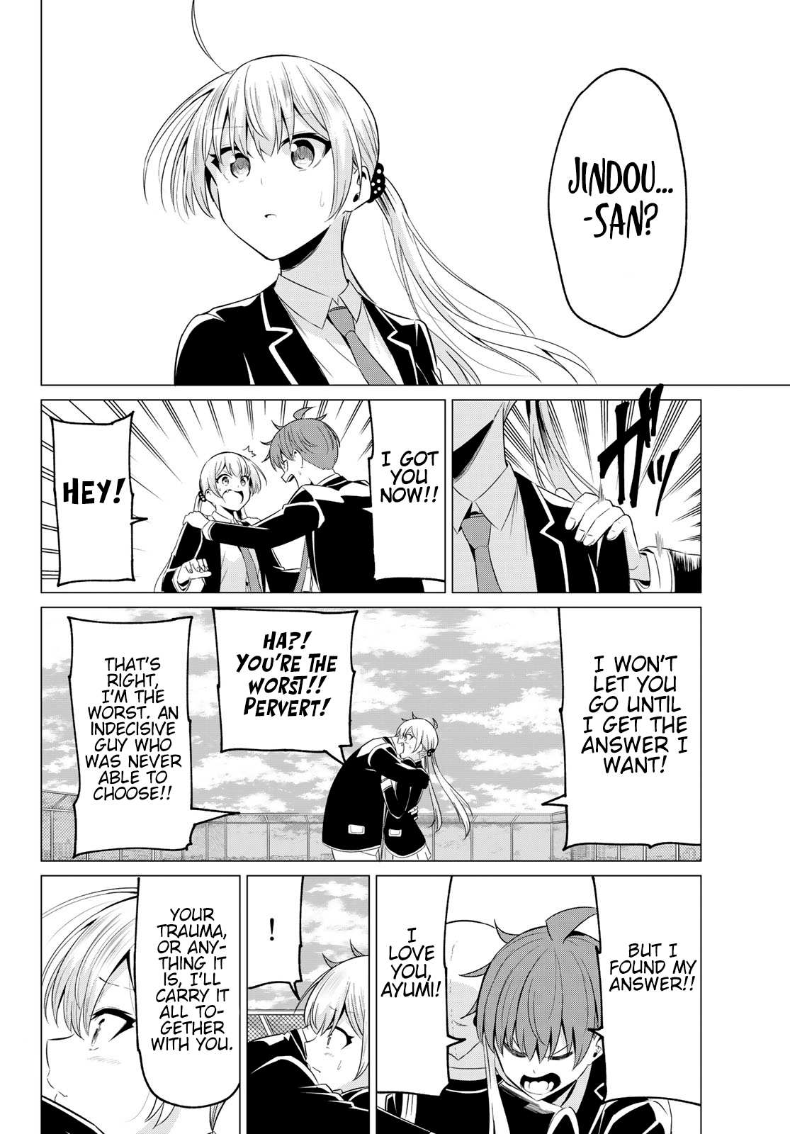 Sekai ka Kanojo ka Erabenai Chapter 40 page 18 - 