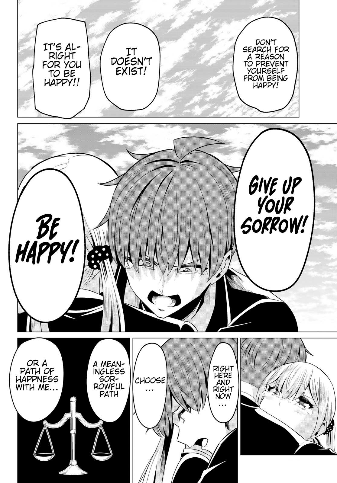 Sekai ka Kanojo ka Erabenai Chapter 40 page 22 - 