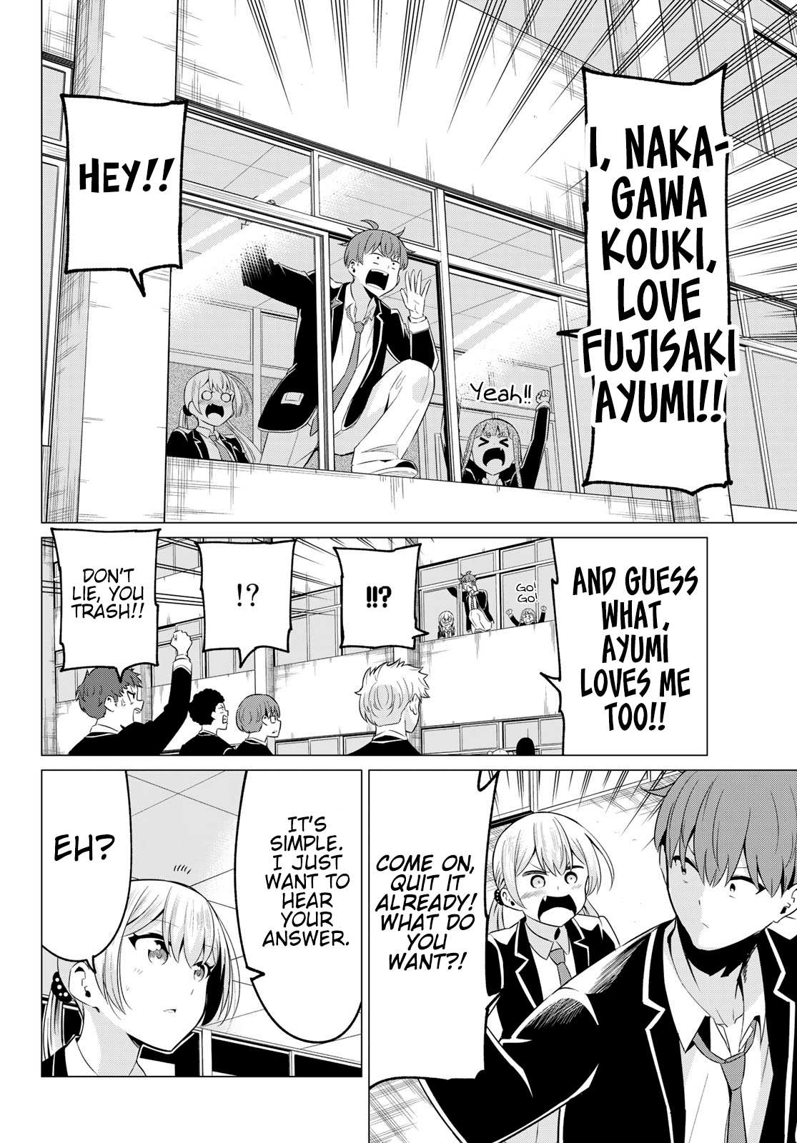 Sekai ka Kanojo ka Erabenai Chapter 40 page 6 - 