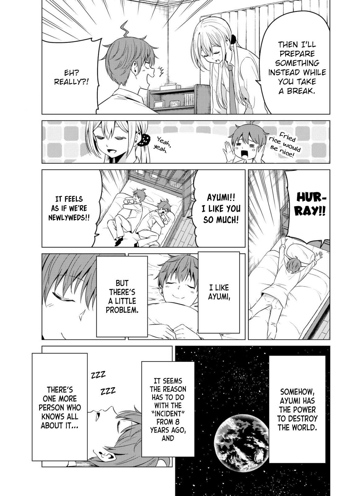 Sekai ka Kanojo ka Erabenai Chapter 6.5 page 3 - 
