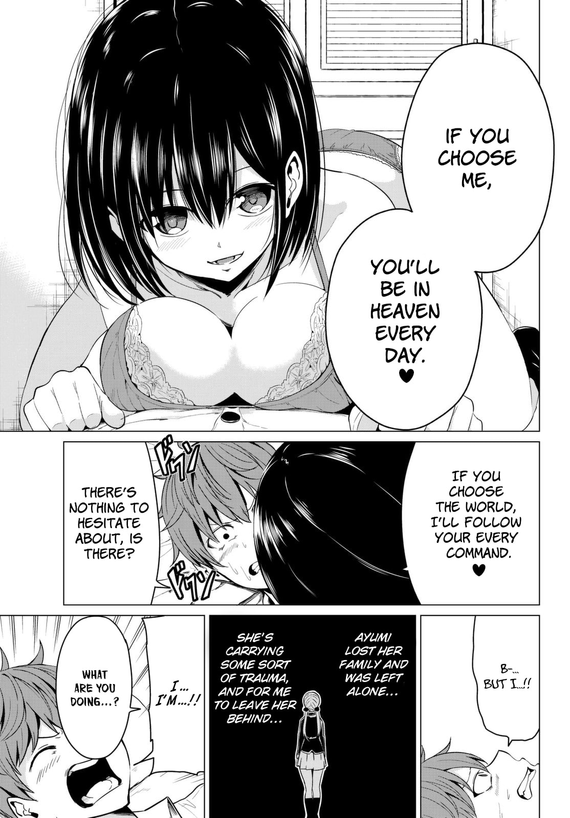 Sekai ka Kanojo ka Erabenai Chapter 6.5 page 7 - 