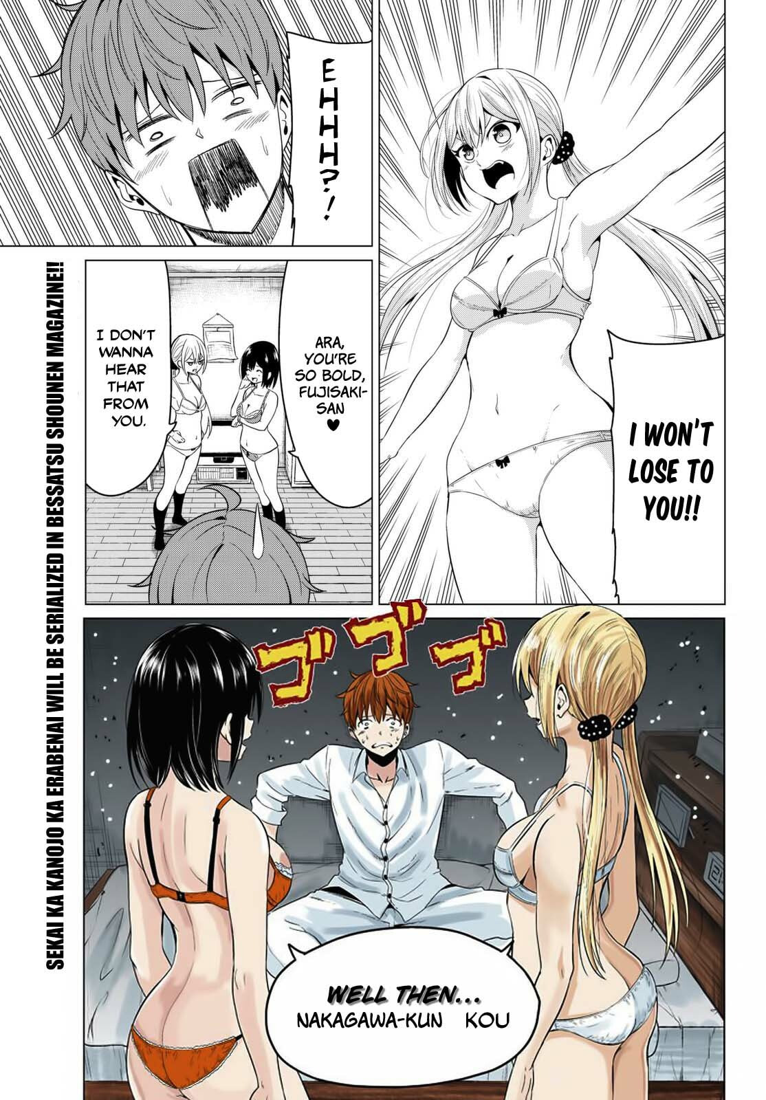 Sekai ka Kanojo ka Erabenai Chapter 6.5 page 9 - 