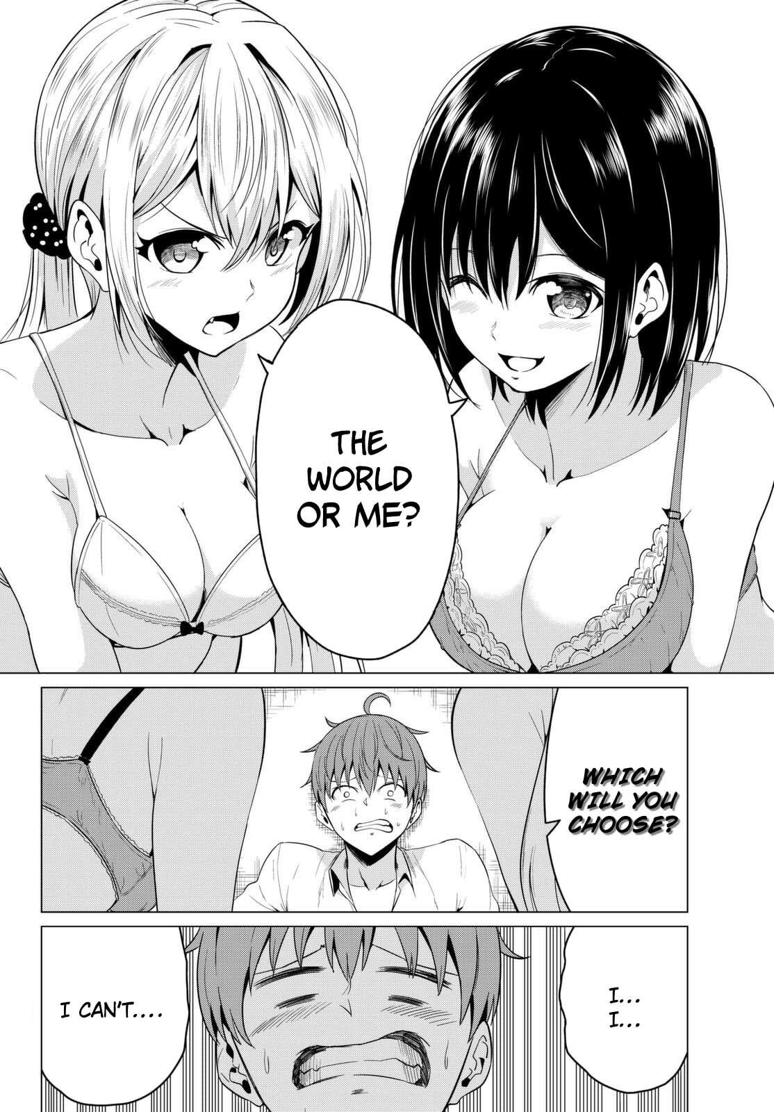 Sekai ka Kanojo ka Erabenai Chapter 6.5 page 10 - 