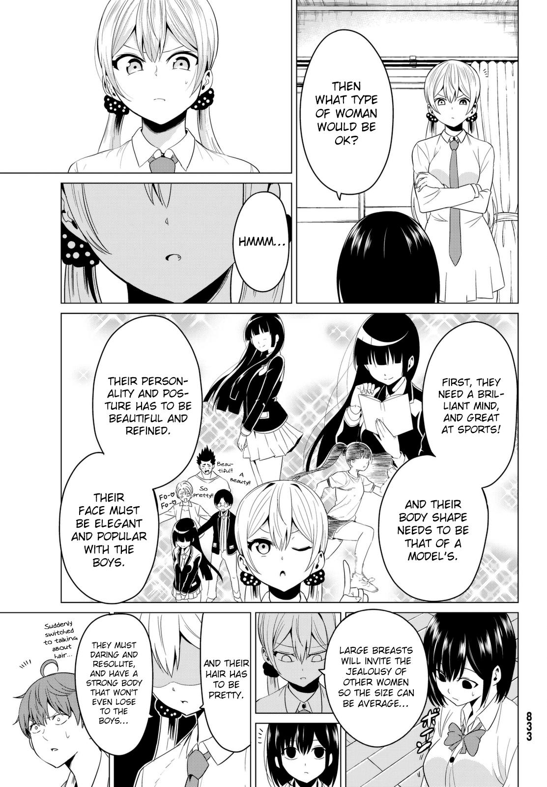 Sekai ka Kanojo ka Erabenai Chapter 6 page 17 - 