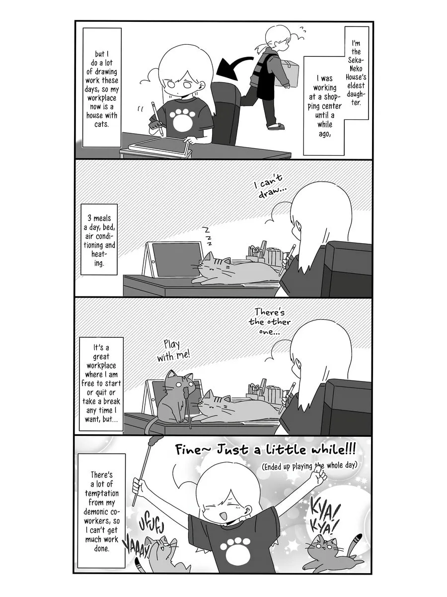 Sekai wo Teki ni Mawashite mo Neko wo Aishiteru Chapter 1 page 7 - 