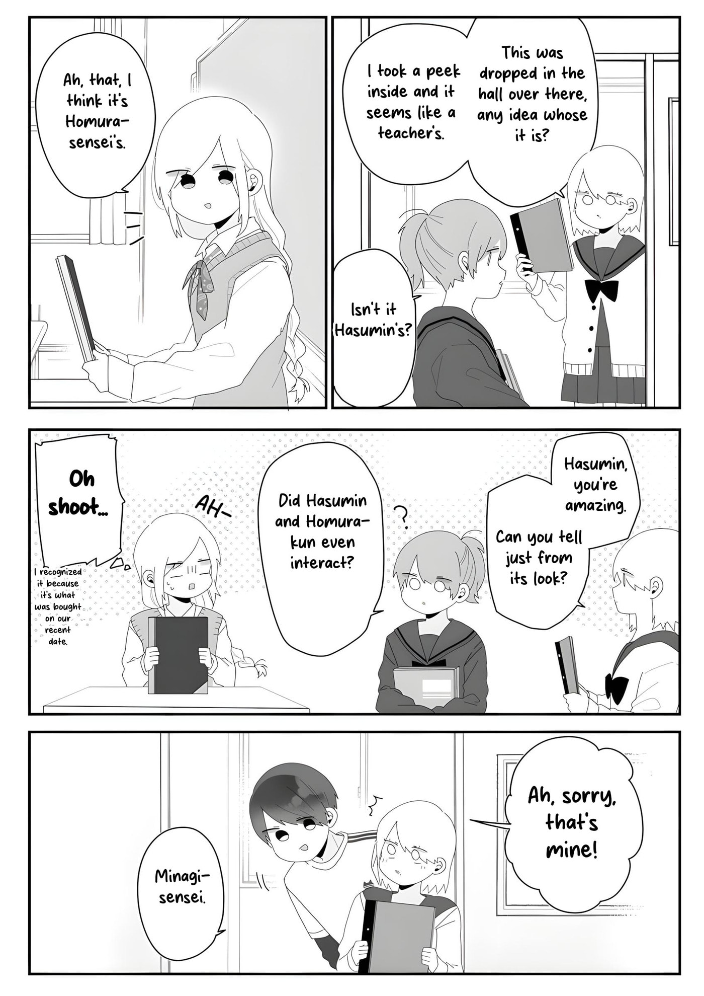 Sensei Nishii - Homura-sensei wa Tabun Motenai Chapter 11 page 1 - 
