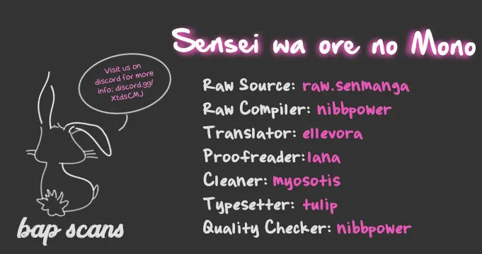 Sensei wa Ore no Mono Chapter 12 page 1 - 