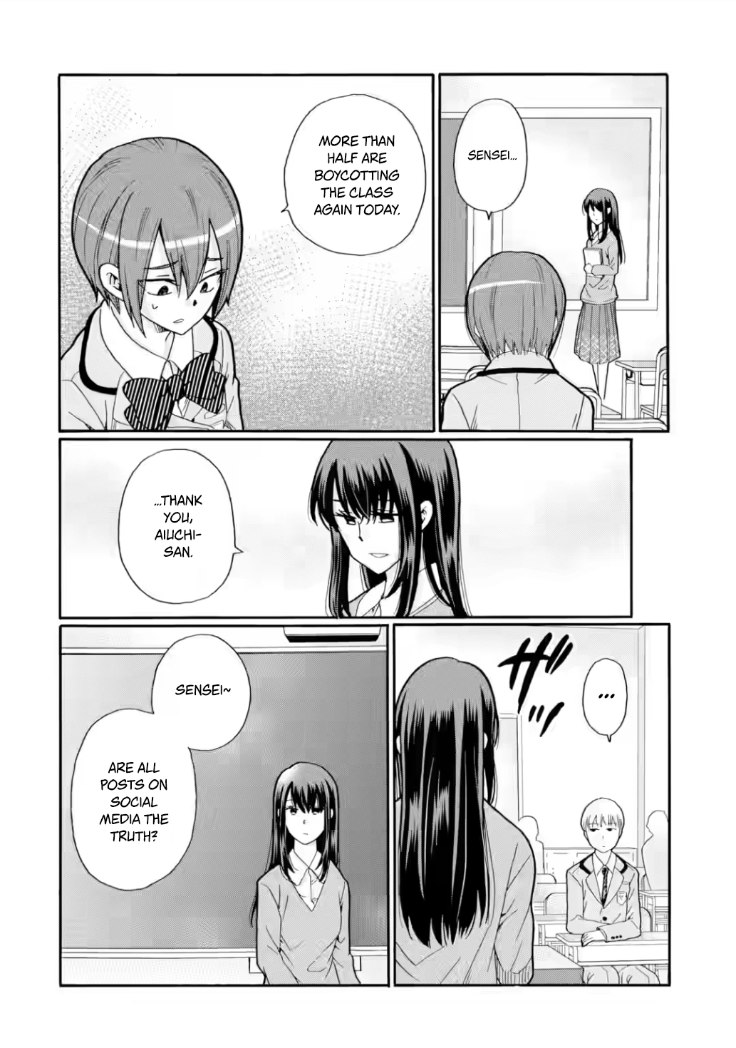Sensei, We Didn't Kill Anyone. Chapter 23 page 4 - 
