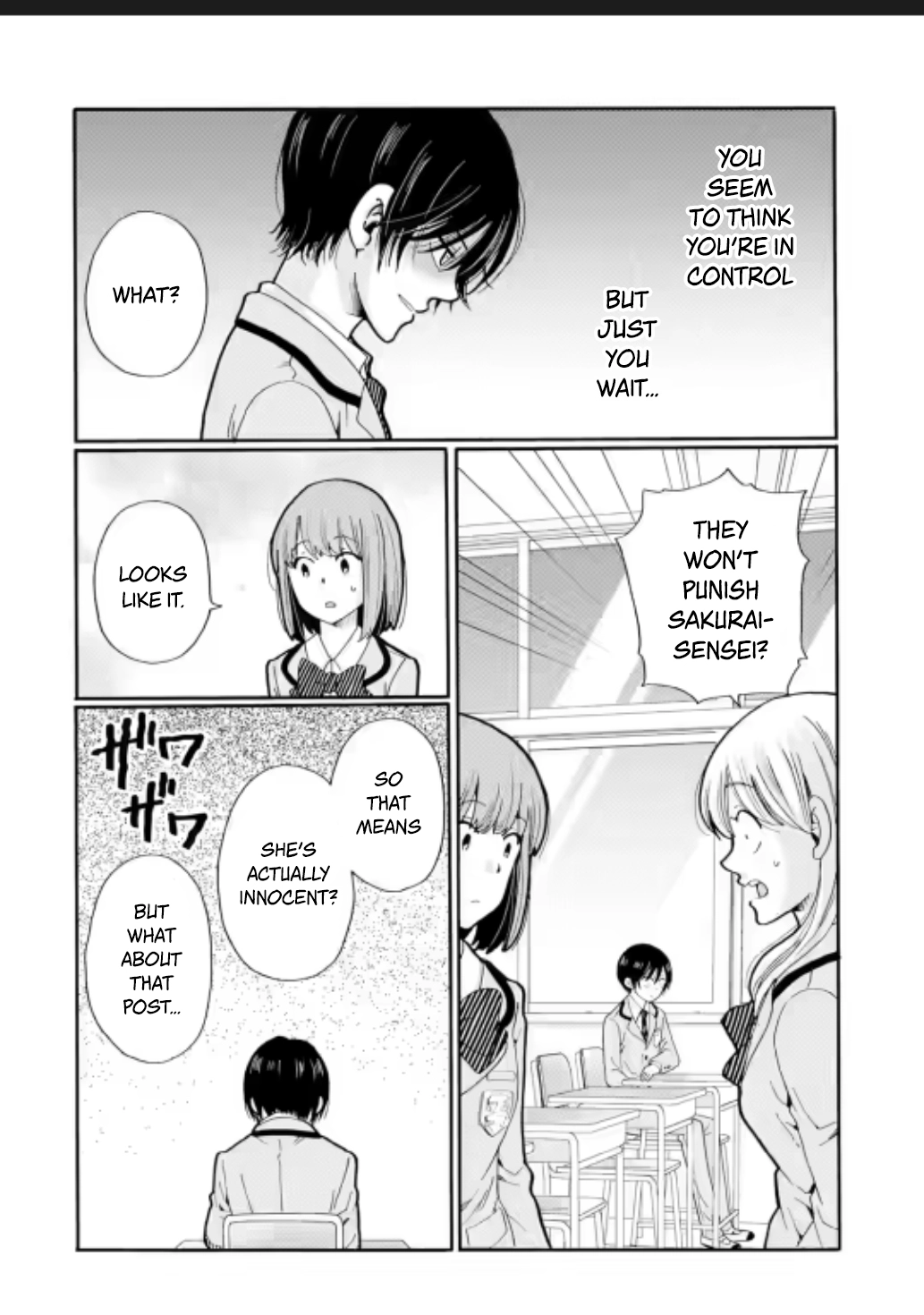 Sensei, We Didn't Kill Anyone. Chapter 27 page 36 - 