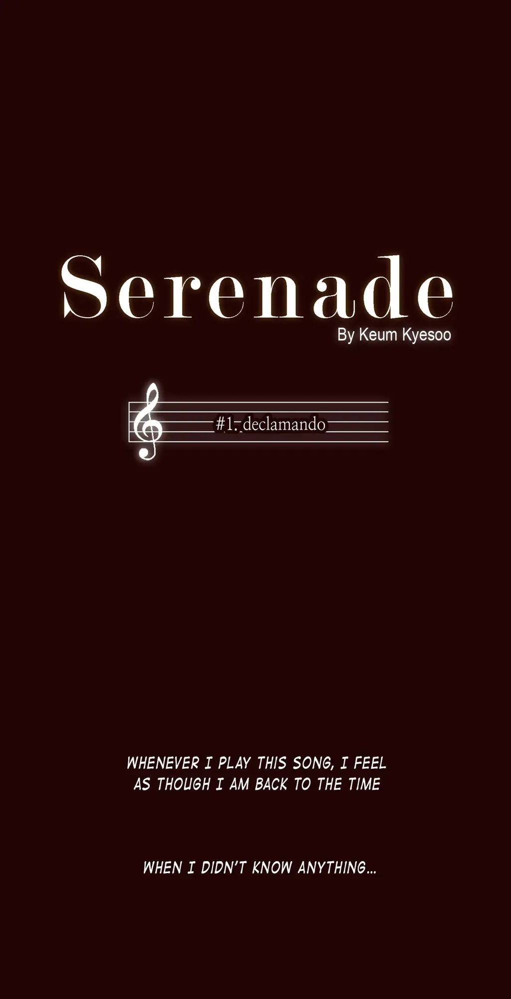 Serenade Chapter 1 page 1 - 