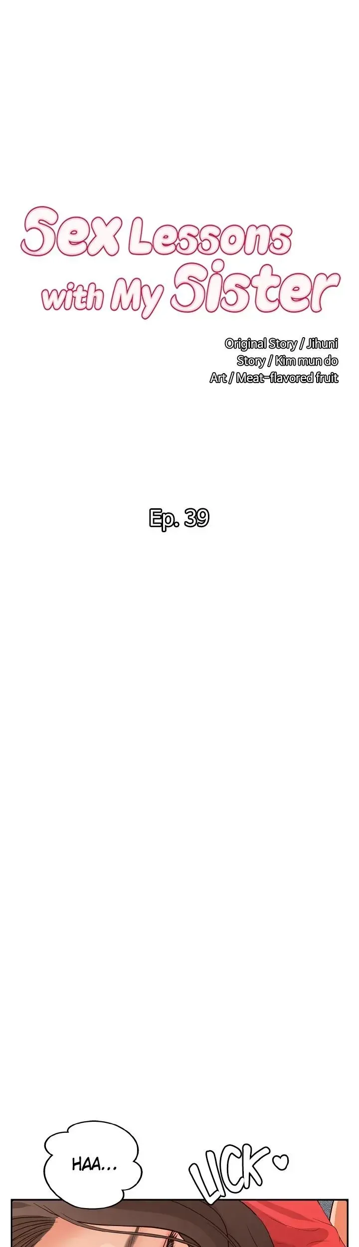 Sex Lessons with My Sister Chapter 39 page 1 - 