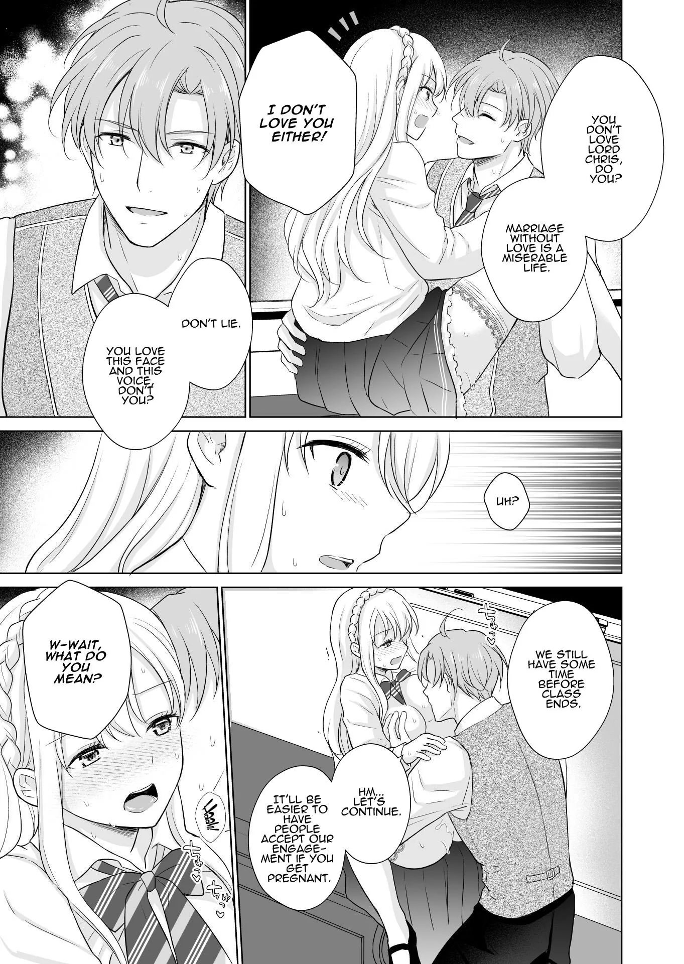 Sexually Trained by My Fav Character After Reincarnating as the Villainess Chapter 1 page 38 - 