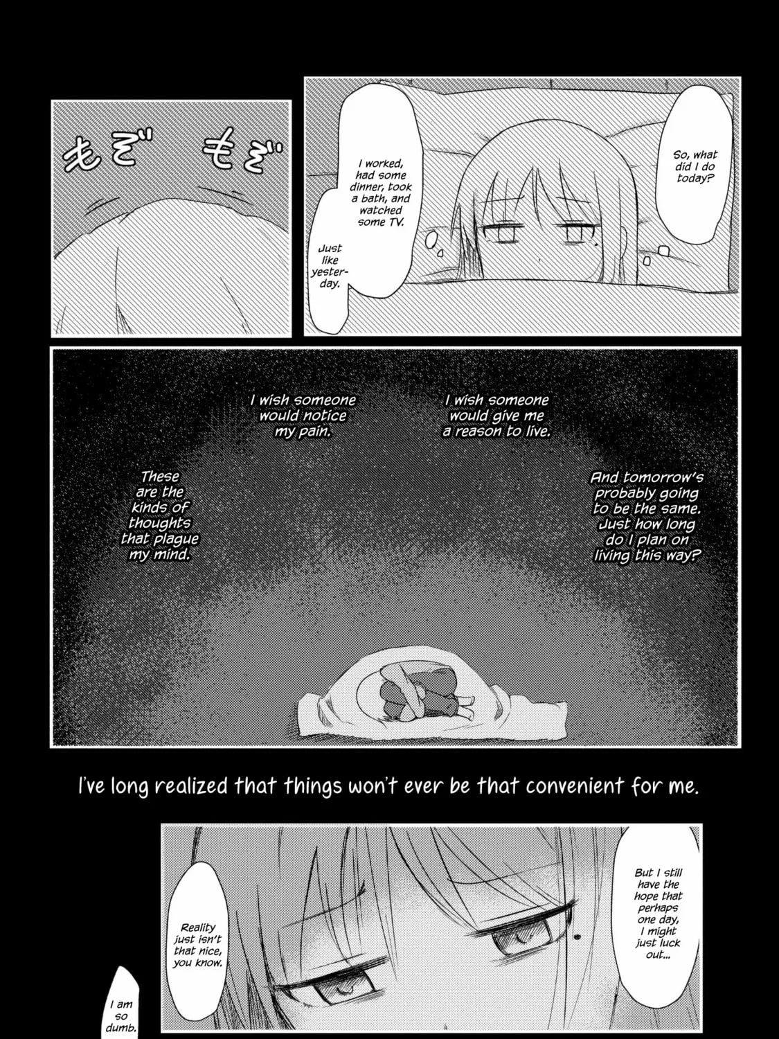 She doesn't know why she lives. Chapter 2 page 3 - 