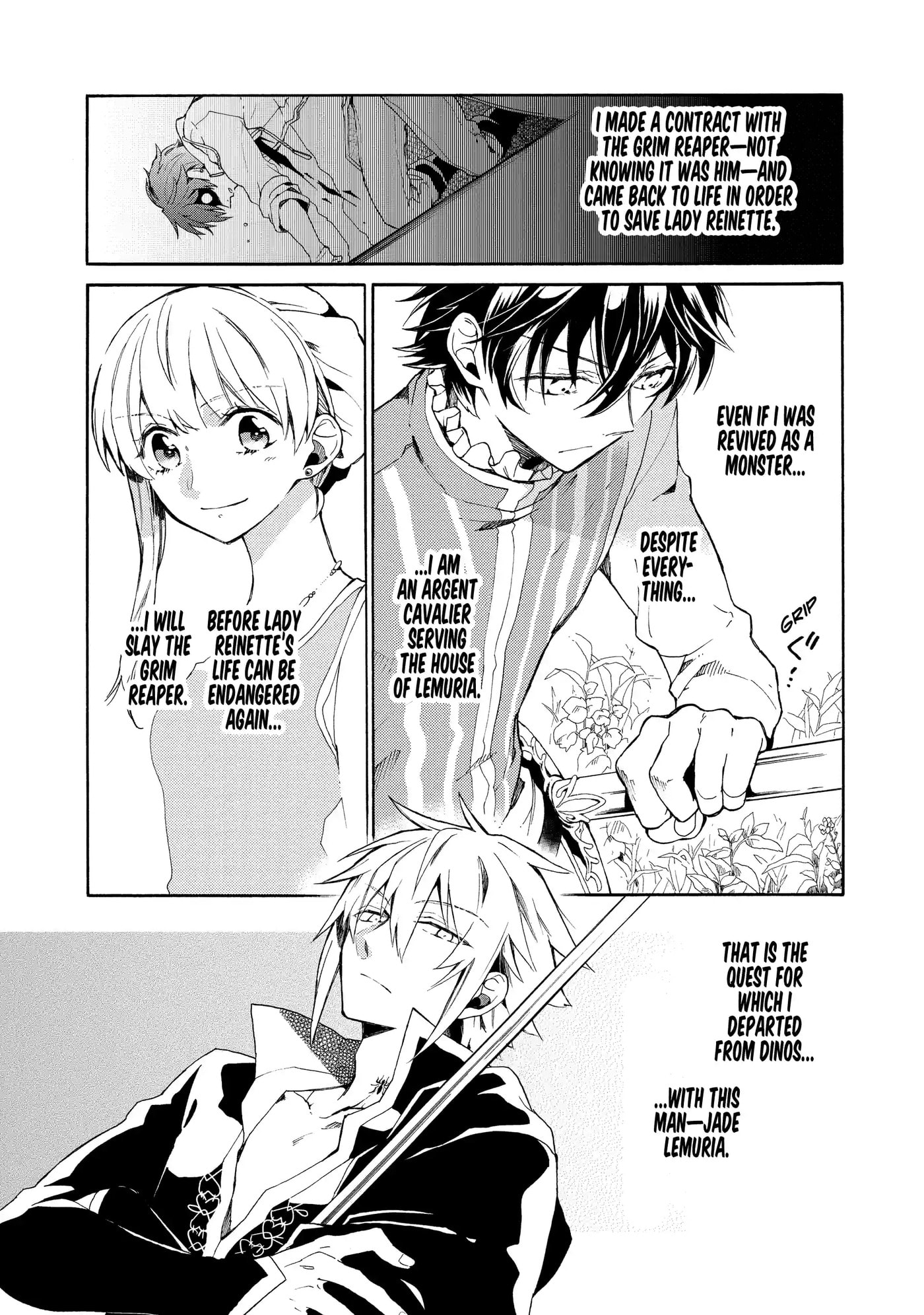 Shinigami to Gin no Kishi Chapter 1.2 page 3 - 