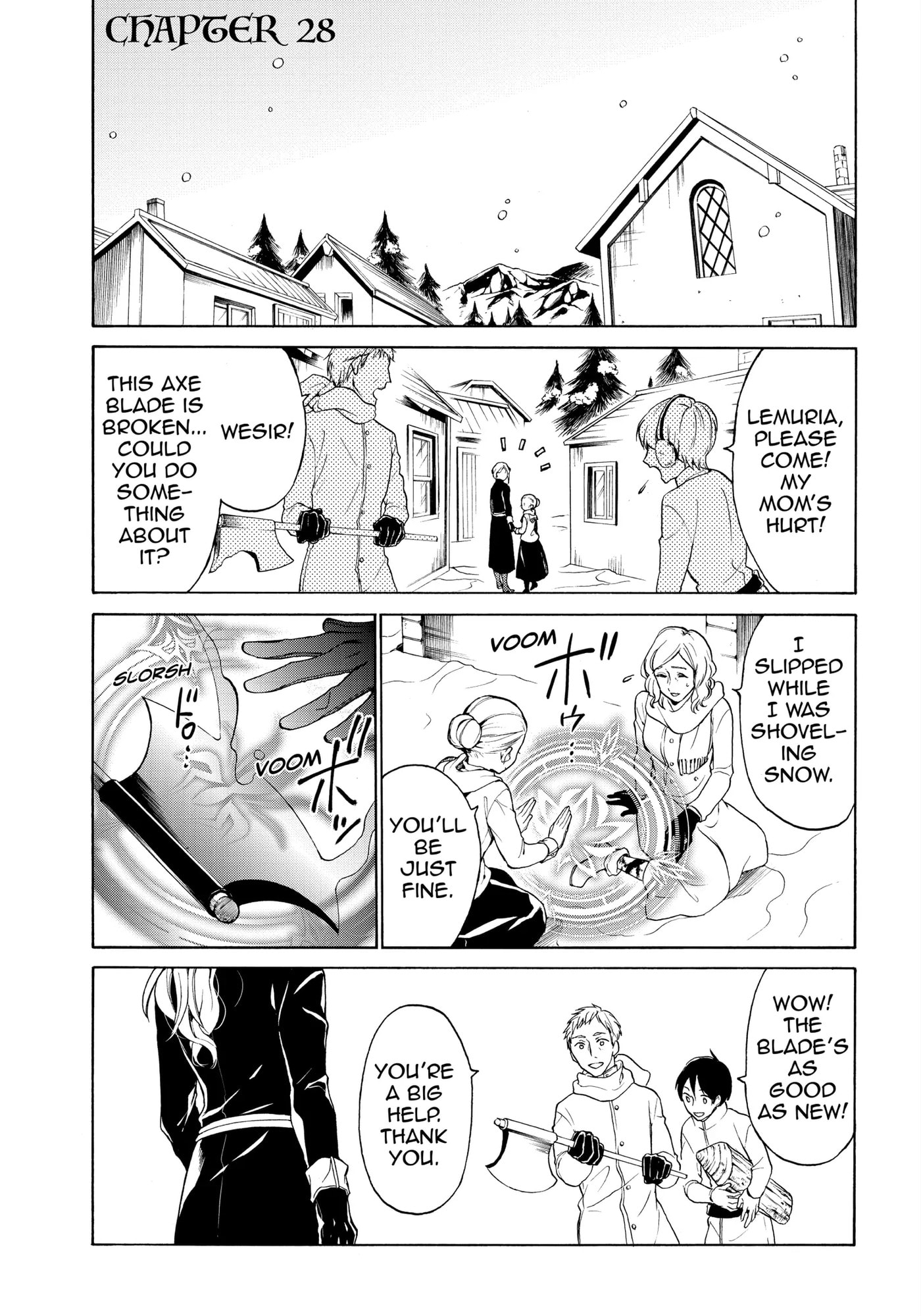 Shinigami to Gin no Kishi Chapter 28 page 1 - 