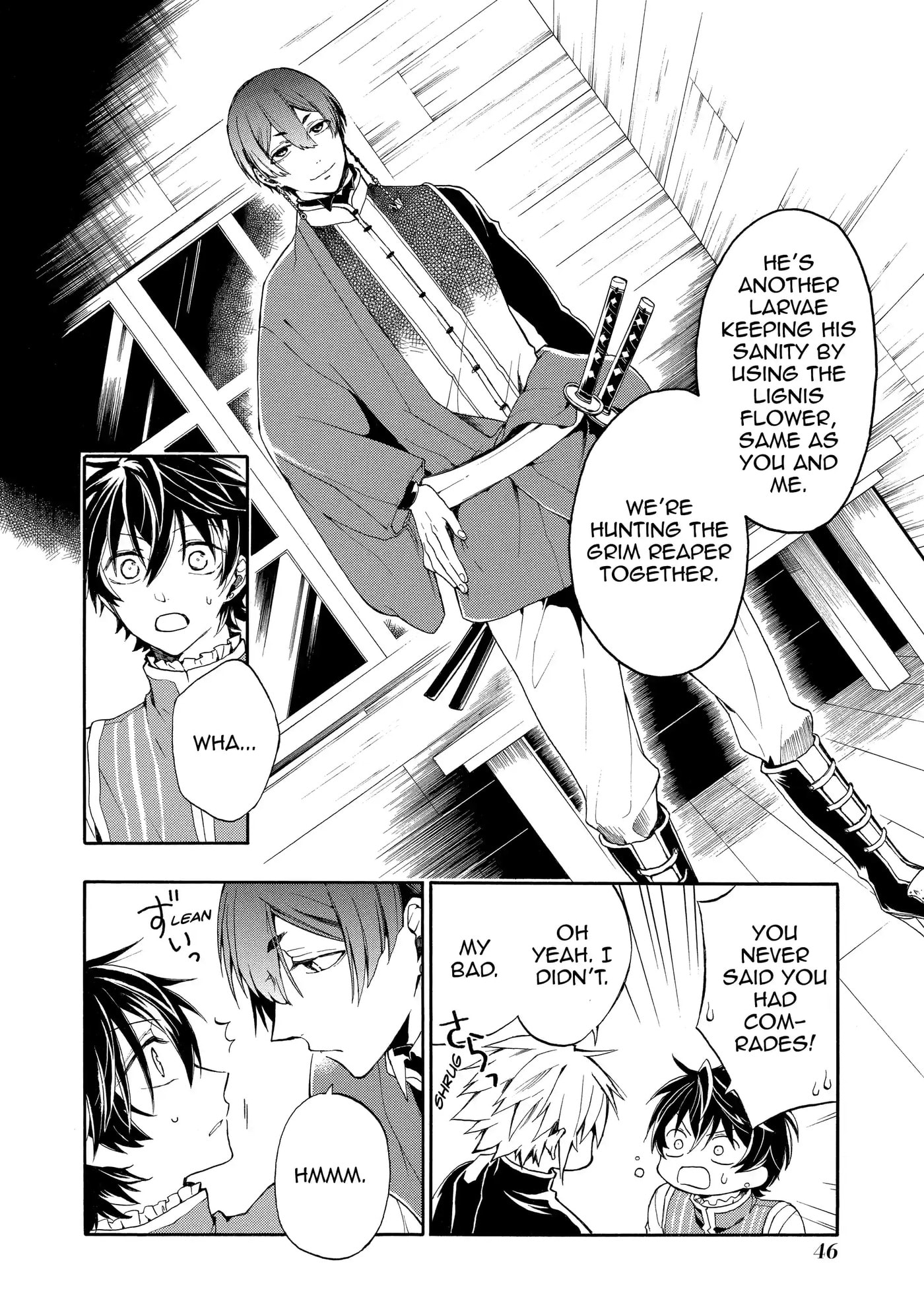 Shinigami to Gin no Kishi Chapter 3.1 page 4 - 
