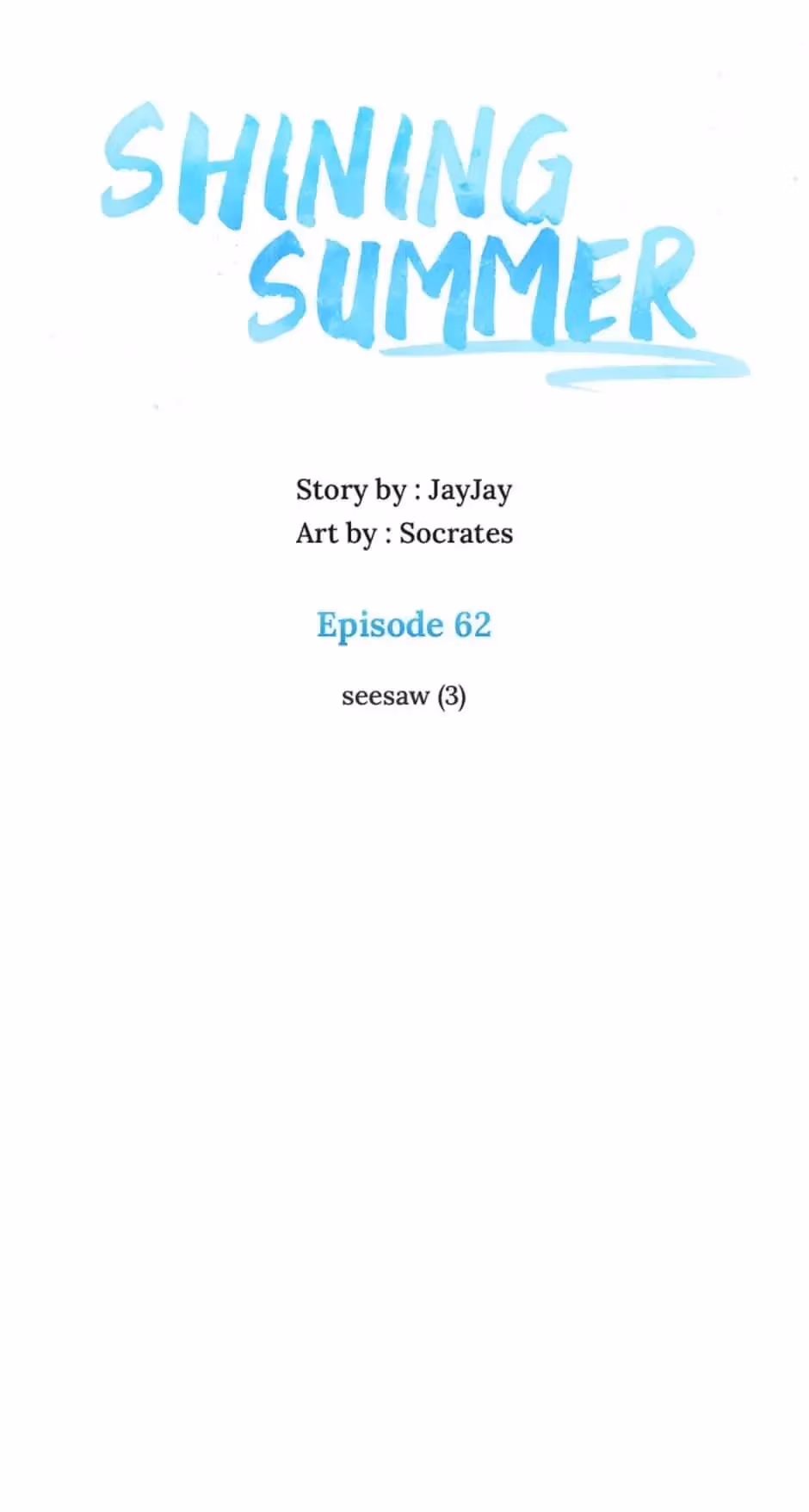 Shining Summer Chapter 62 page 20 - 