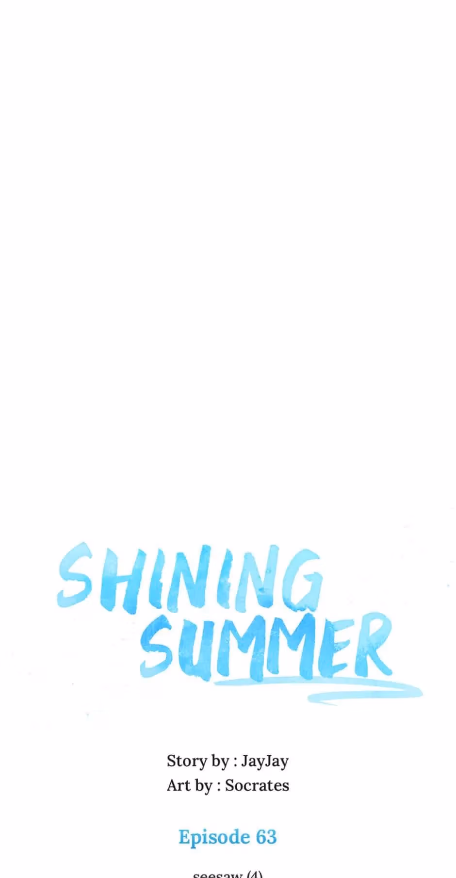 Shining Summer Chapter 63 page 6 - 