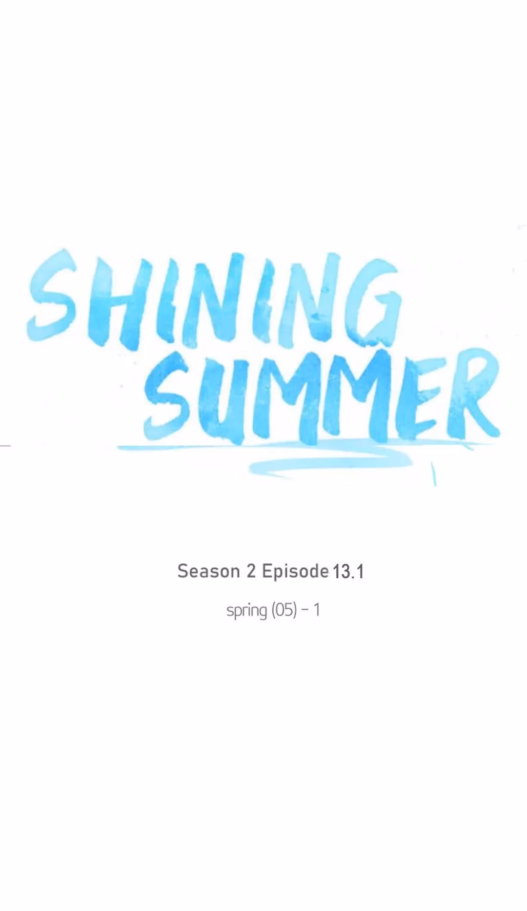 Shining Summer Chapter 83.1 page 19 - 