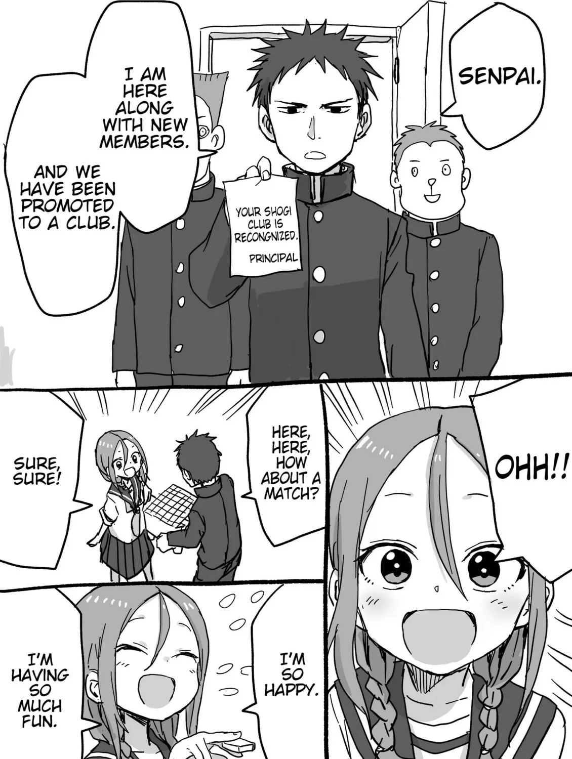 Shogi Senpai Chapter 13 page 1 - 