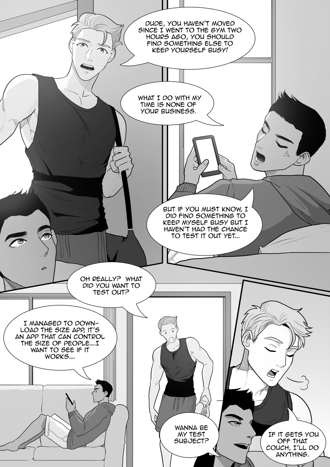 Size App: Little Jock Chapter 1 page 2 - 