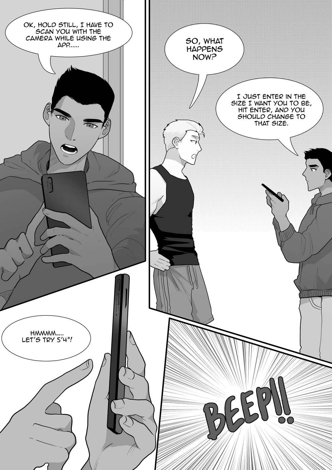 Size App: Little Jock Chapter 1 page 3 - 