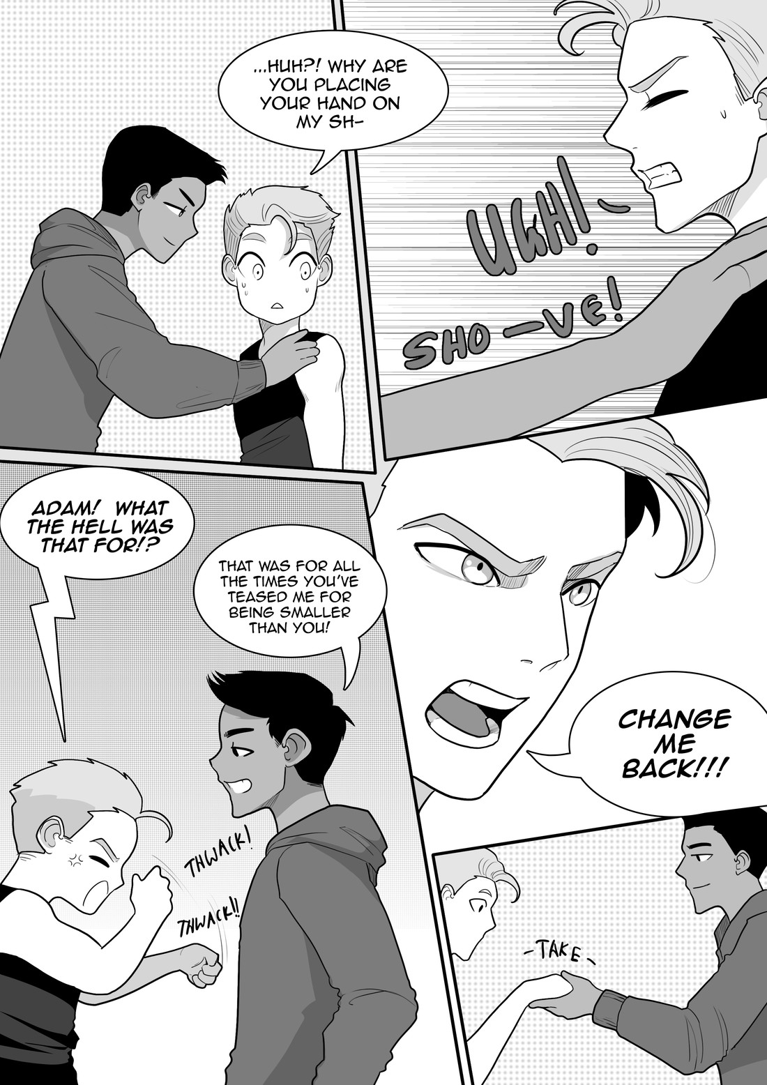Size App: Little Jock Chapter 1 page 8 - 