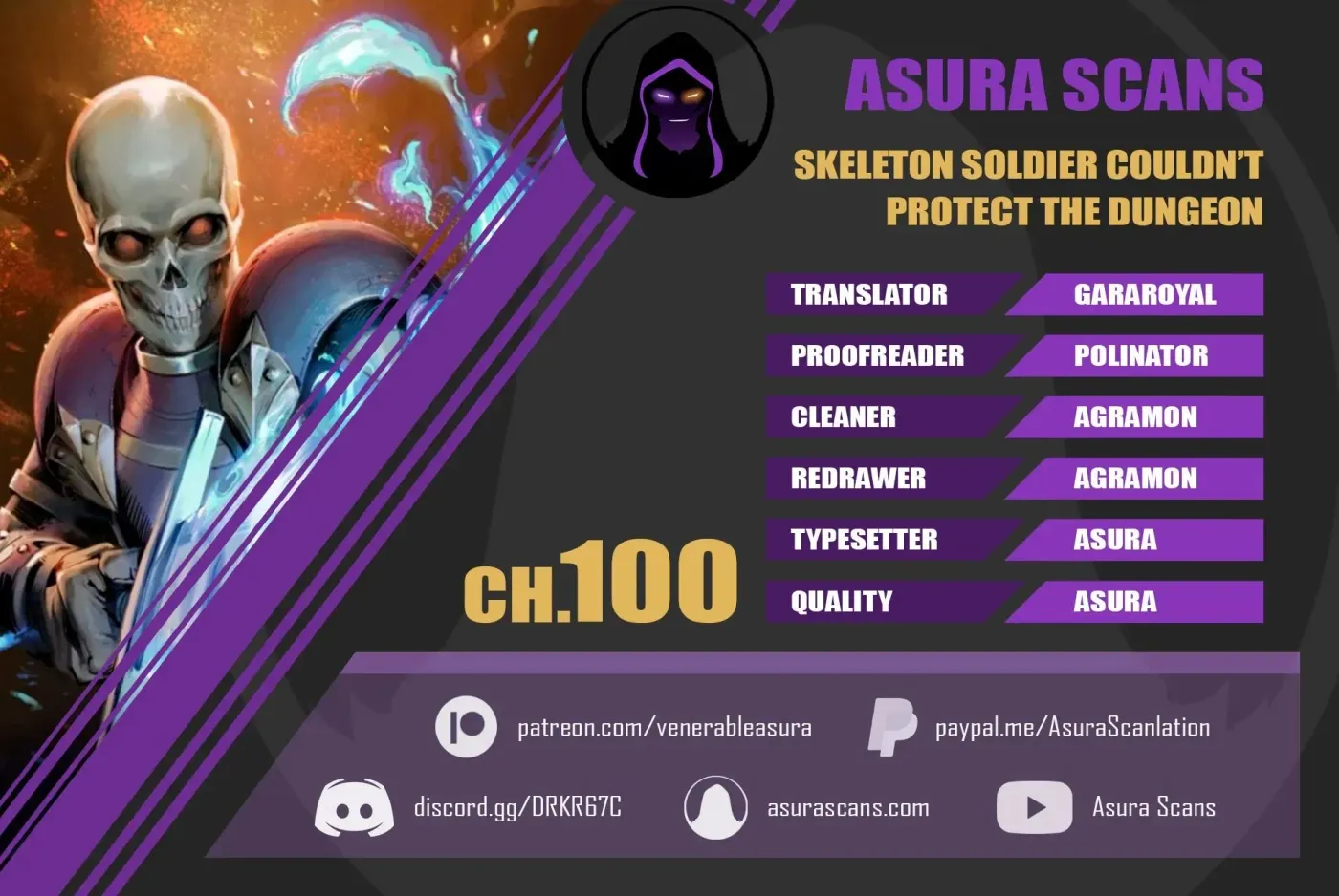 Skeleton Soldier Chapter 100 page 1 - 