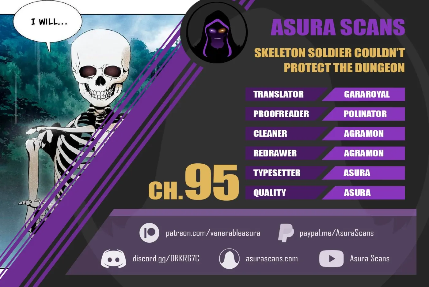 Skeleton Soldier Chapter 95 page 1 - 